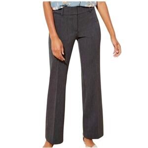 NWT Loft Gray Curvy Fit Dress Trouser Pants Size 8